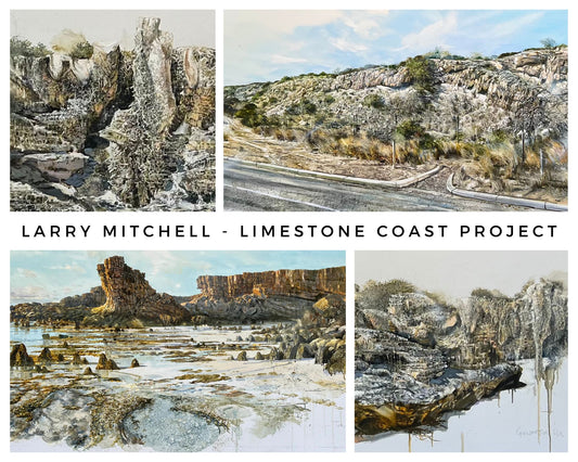 Larry’s project captures this moment in the history of West Australia’s limestone. His artwork forms a permanent record in the constantly changing landscape and drawns attention to the risks we are facing resulting from climate change.