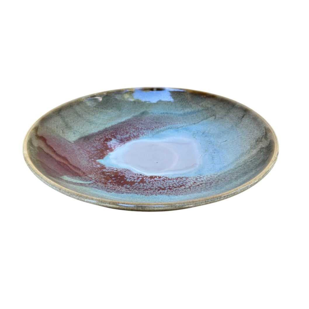 Centrepiece Bowl - Jun with Copper Red
