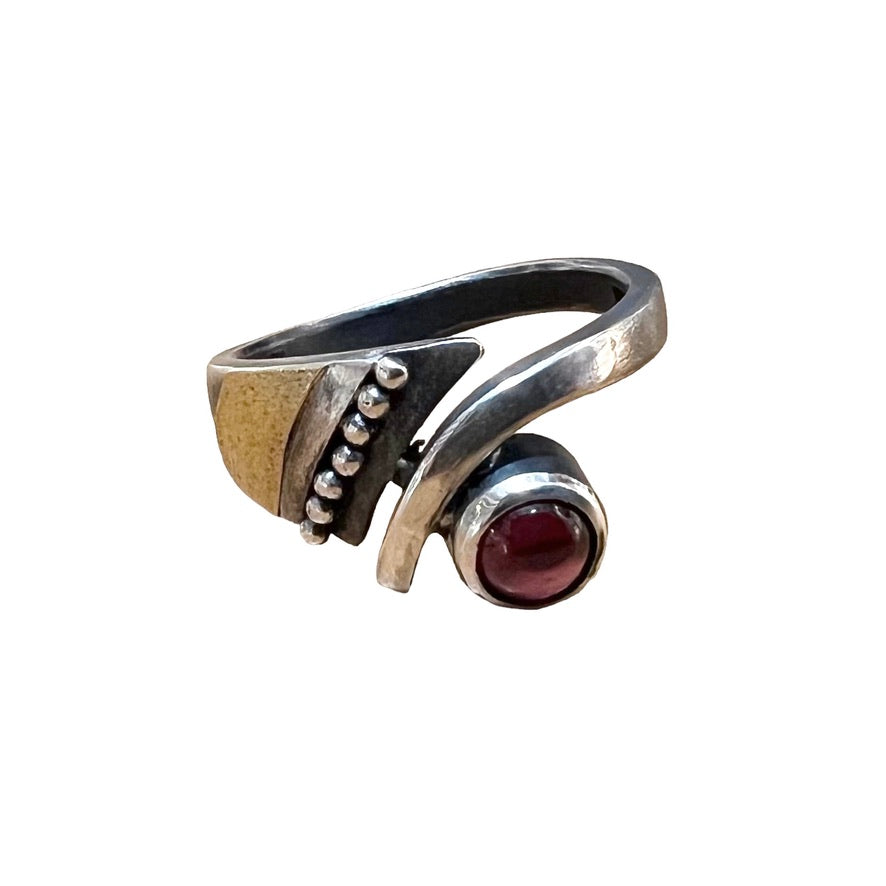 Ring - Garnet Embrace