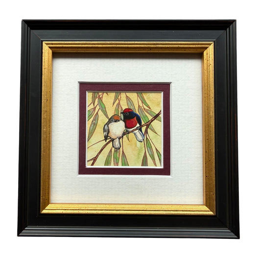 Red Capped Robin duo - Plum 2026