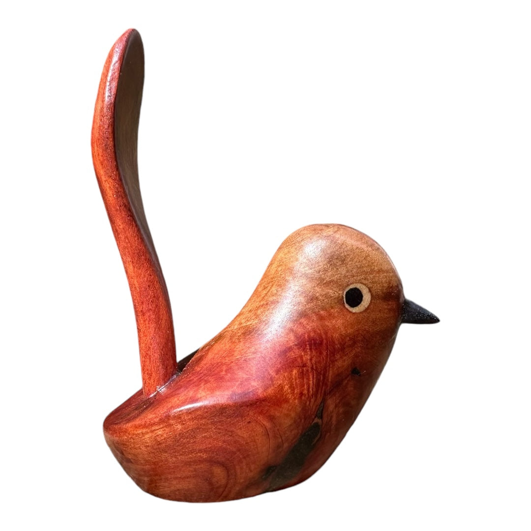 Wren Crafted from Figured Red Gum