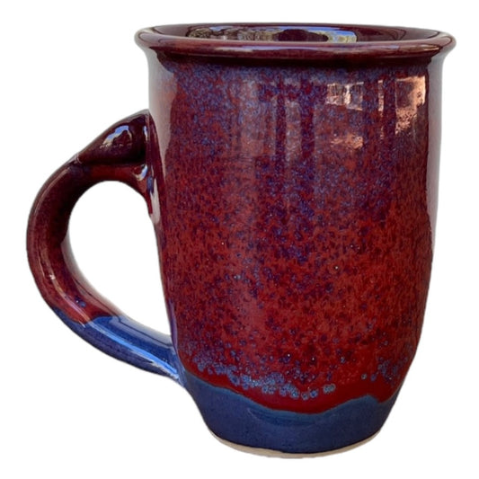 Mug - Blue with Copper Red