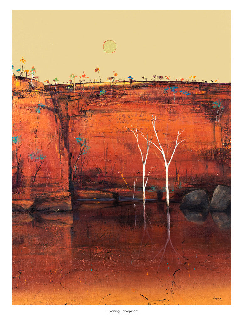 Evening Escarpment - Print