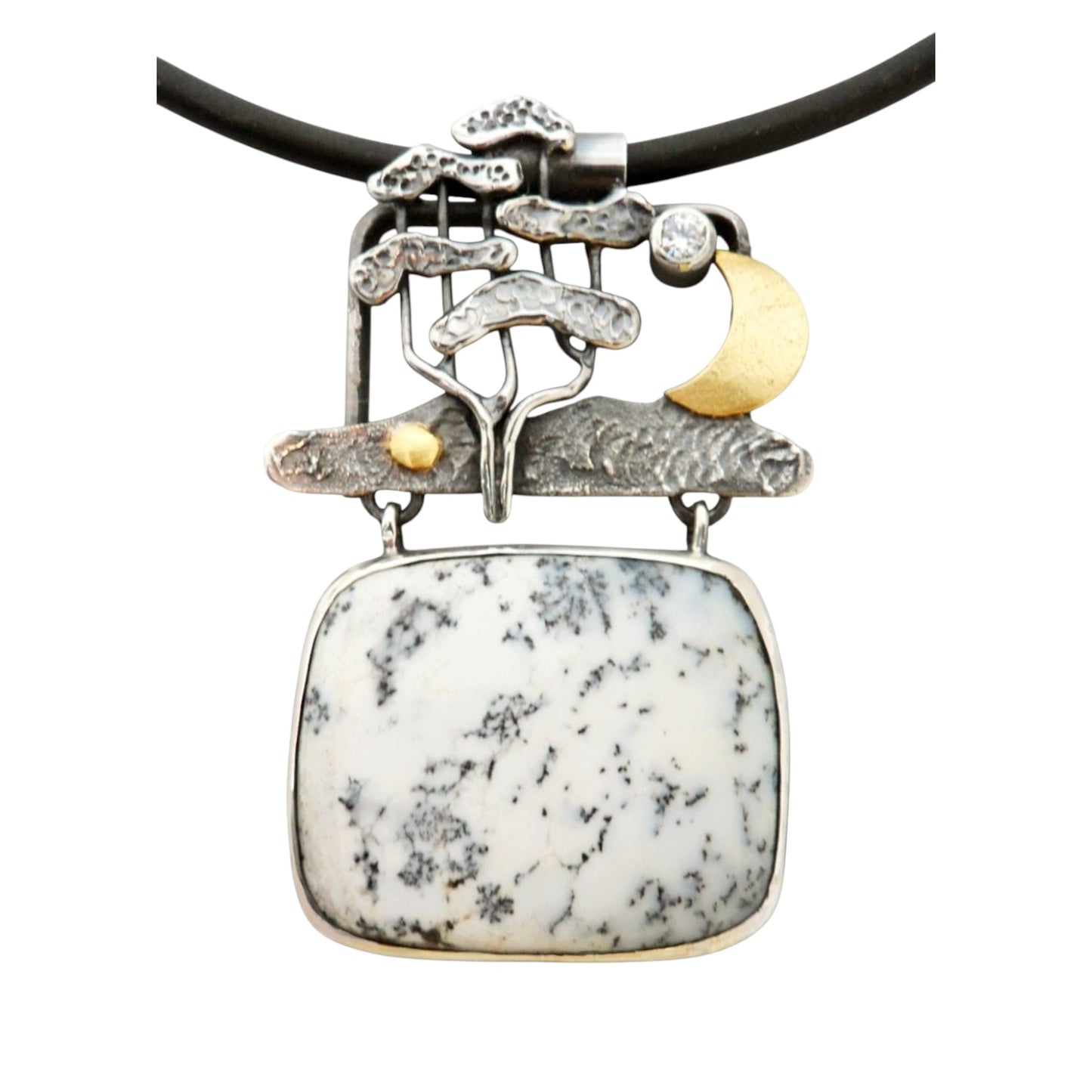 Pendant - The Eucalypt Dendrite Agate