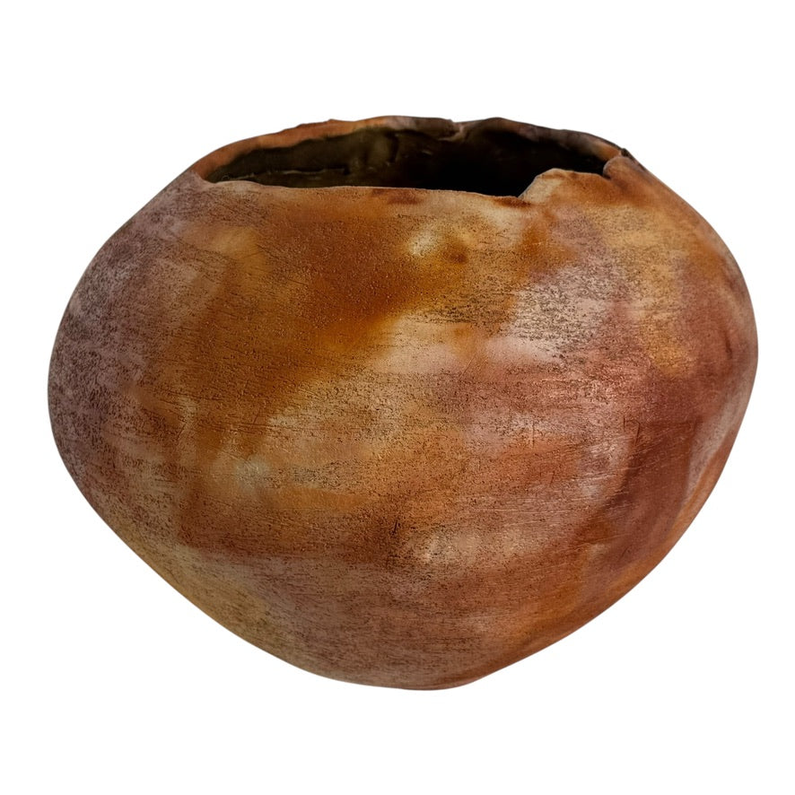 Rust Saggar Pot - Summer