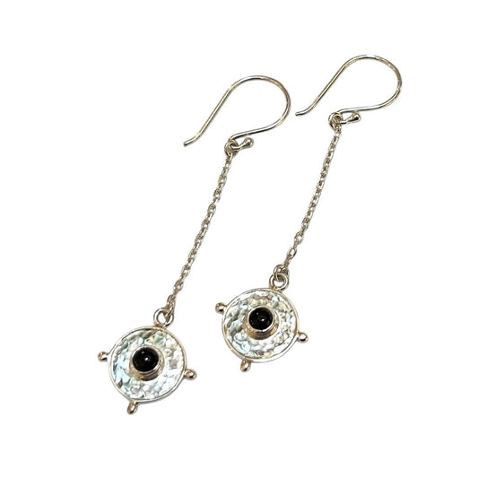 Earrings - Amulet with Onyx