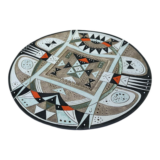 Extra Large Round Platter - Summer