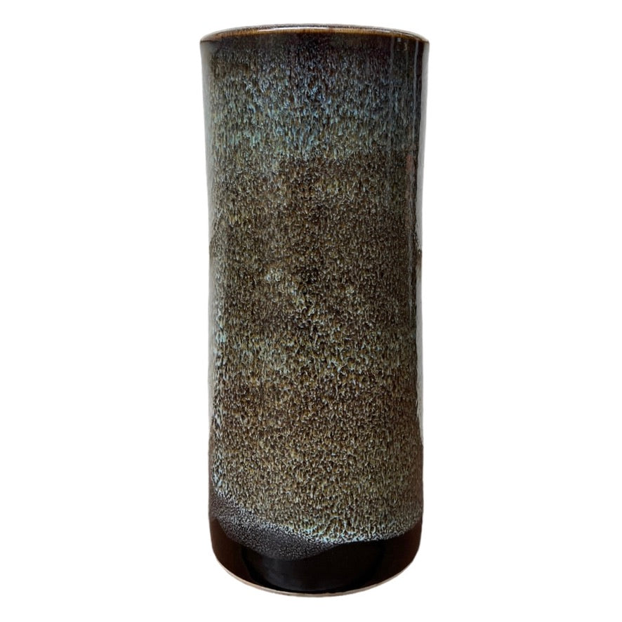 Tall Vase, Large - Tenmoku Blue