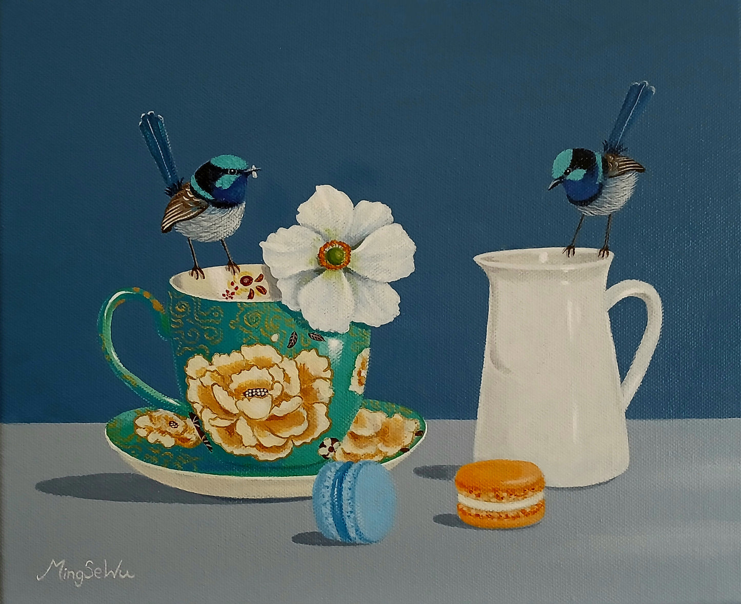 Tea Cup & Two Wrens 2026