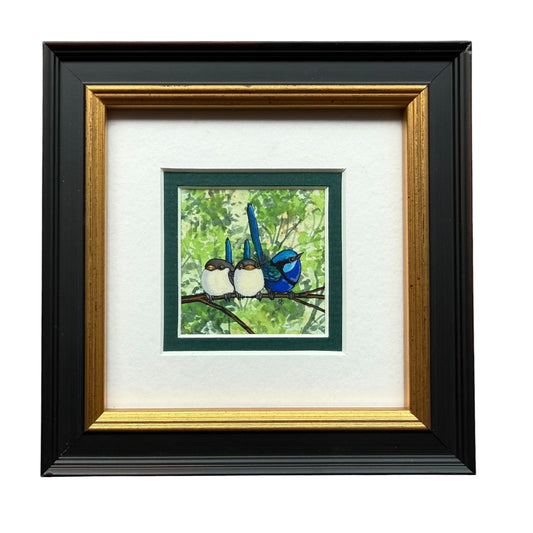 Splendid Fairy Wren Trio - Forest Green 2026