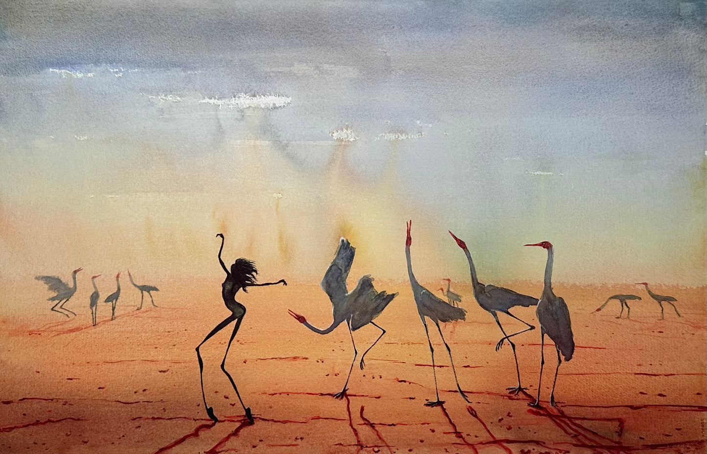 Dancers on the Plain - Print
