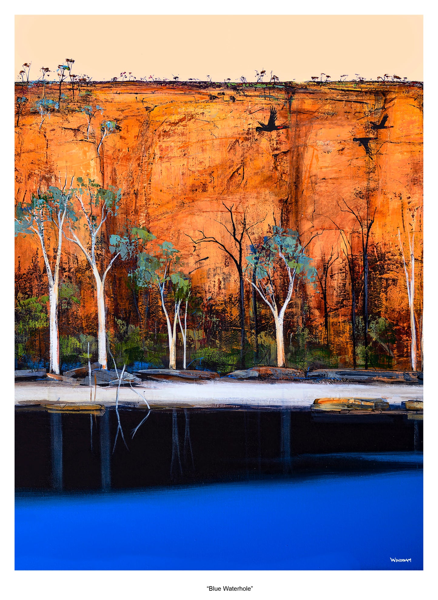 Blue Waterhole - Print