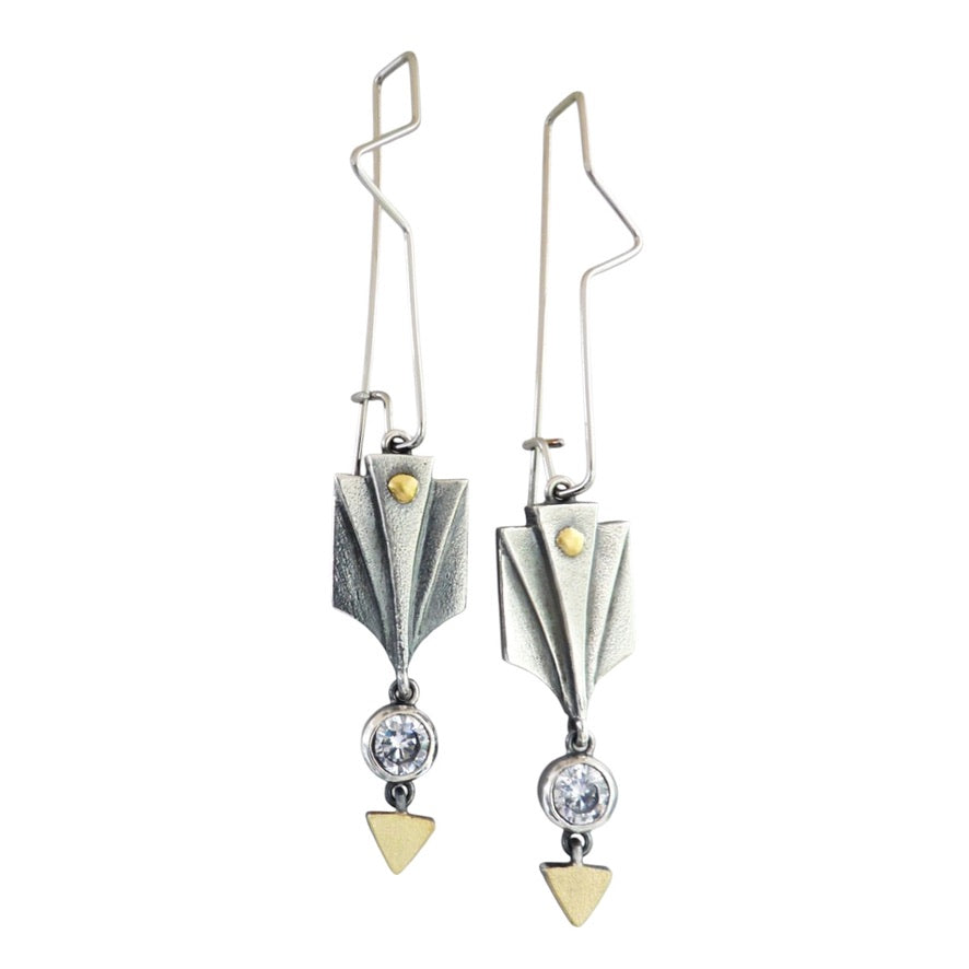 Earrings - Cubic Zirconia 'Spring'