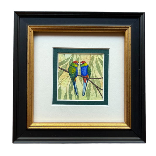 Red Capped Parrots - Forest Green 2026