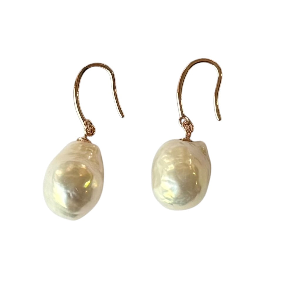 Earrings - Baroque Pearls on 18ct Gold Filled Findings II