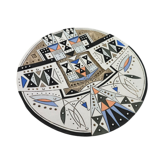 Large Round Platter - Summer 2