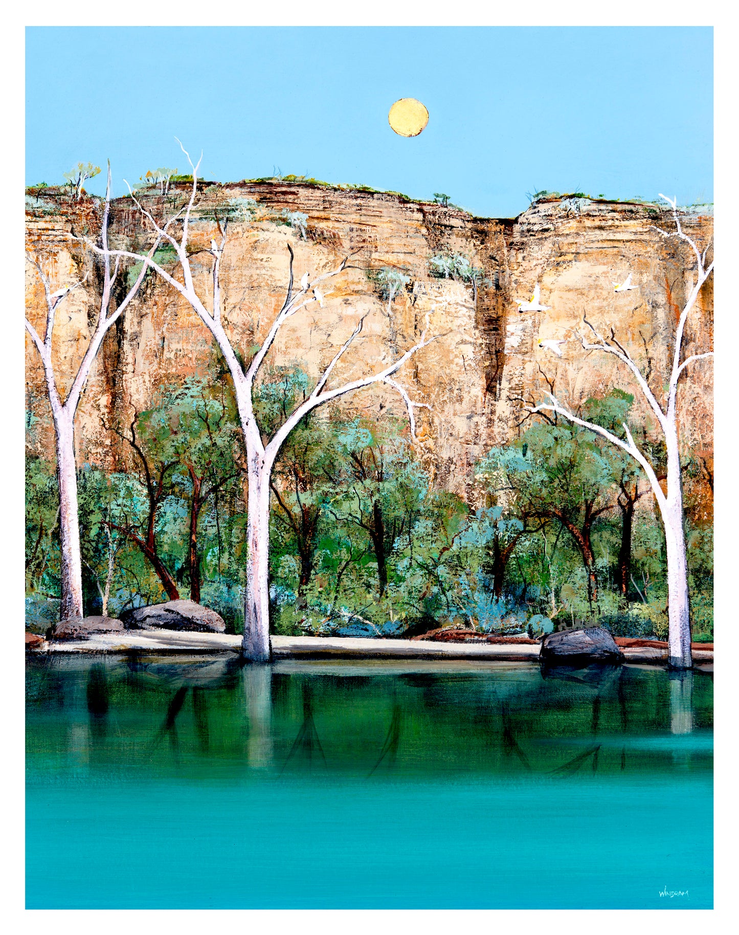 River Escarpment - Print