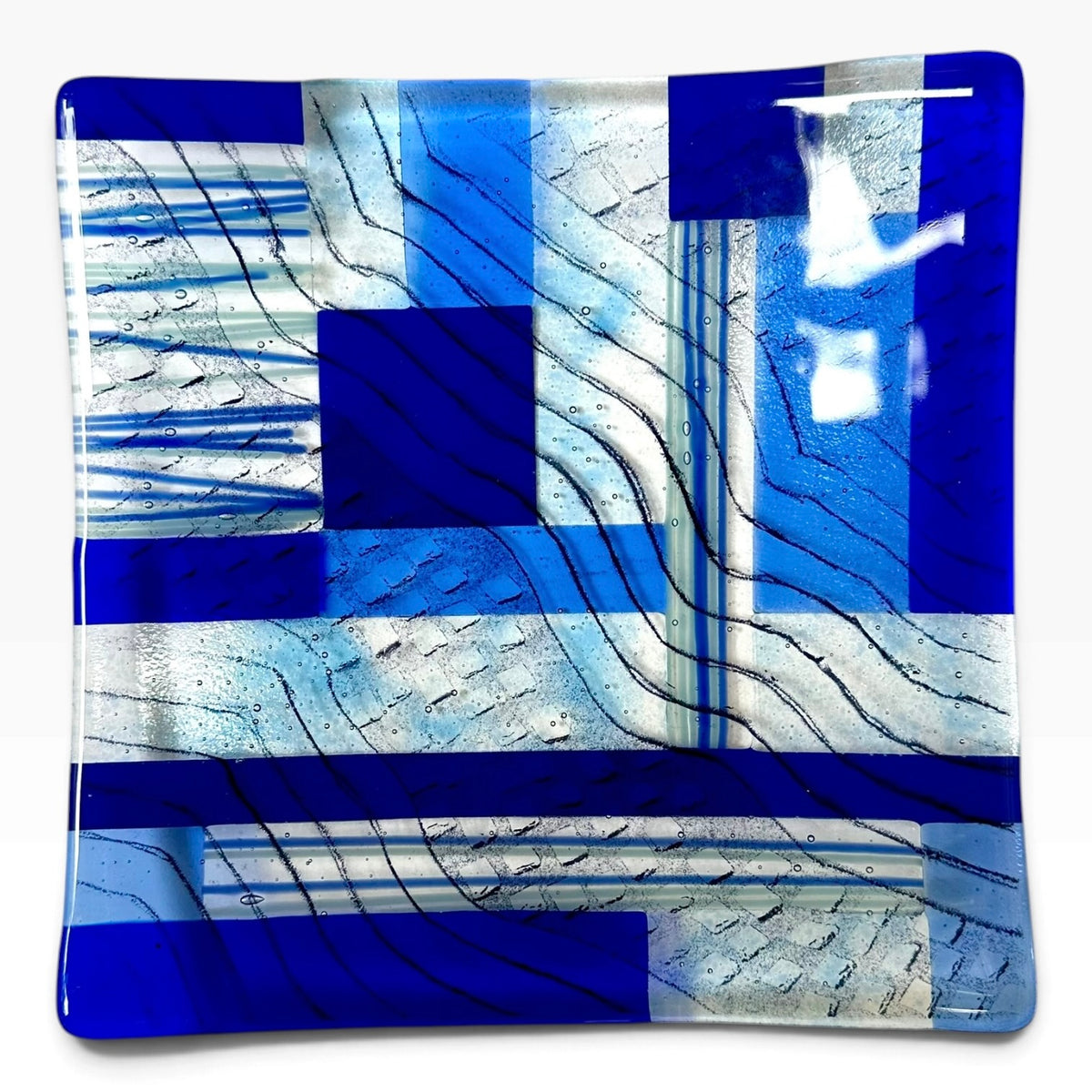 Square Platter - Blue
