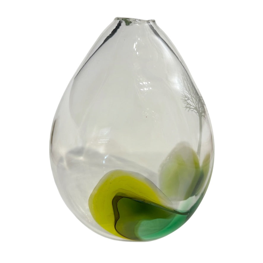 Homeland Vase Green Yellow