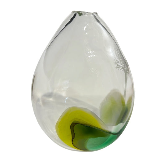 Homeland Vase Green Yellow
