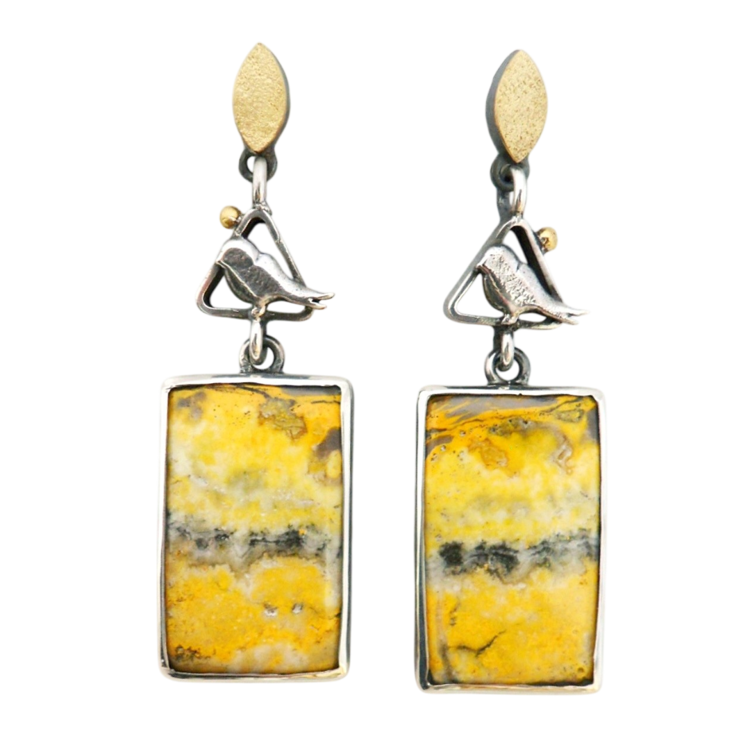 Earrings - Little Budgie