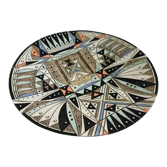 Large Round Platter - Summer