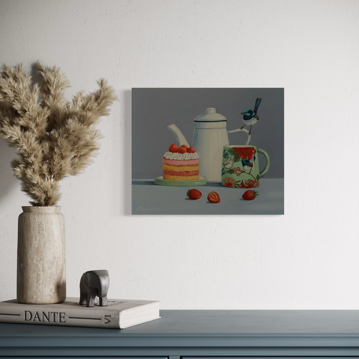 Cake, Mug and Wren