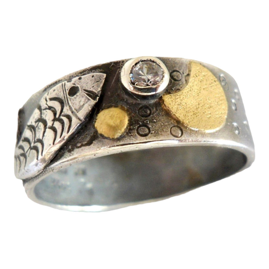 Ring - Gone Fishing CZ