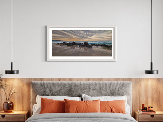 Fixed Position, Sunset over Smith's Beach - Jan 2024