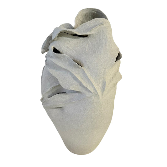Breath of Stone VII - White (Large with Leaves) Sculpture - Contemporary Women 2026