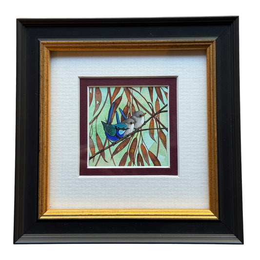 Splendid Fairy Wren Trio - Burgandy 2026