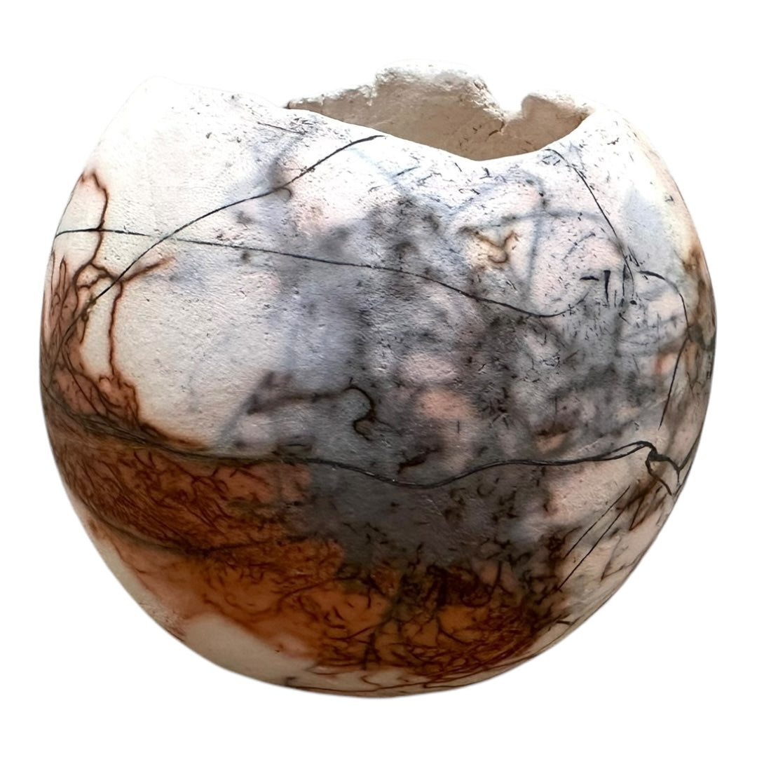 Small Pink / Tan Pot - Exhibition Dec 2024