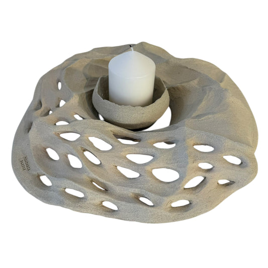 Large Erosion Form Candle / Incense Holder - Contemporary Women 2026