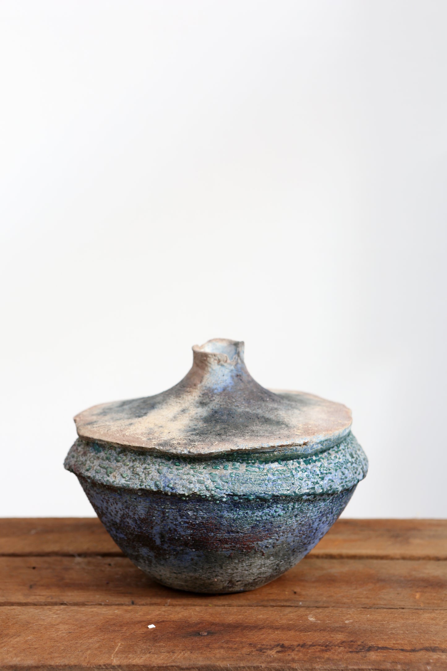 Blue Squat Bottle - Exhibition Dec 2024