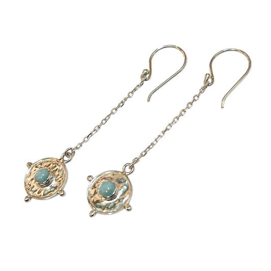 Earrings - Amulet with Larimar