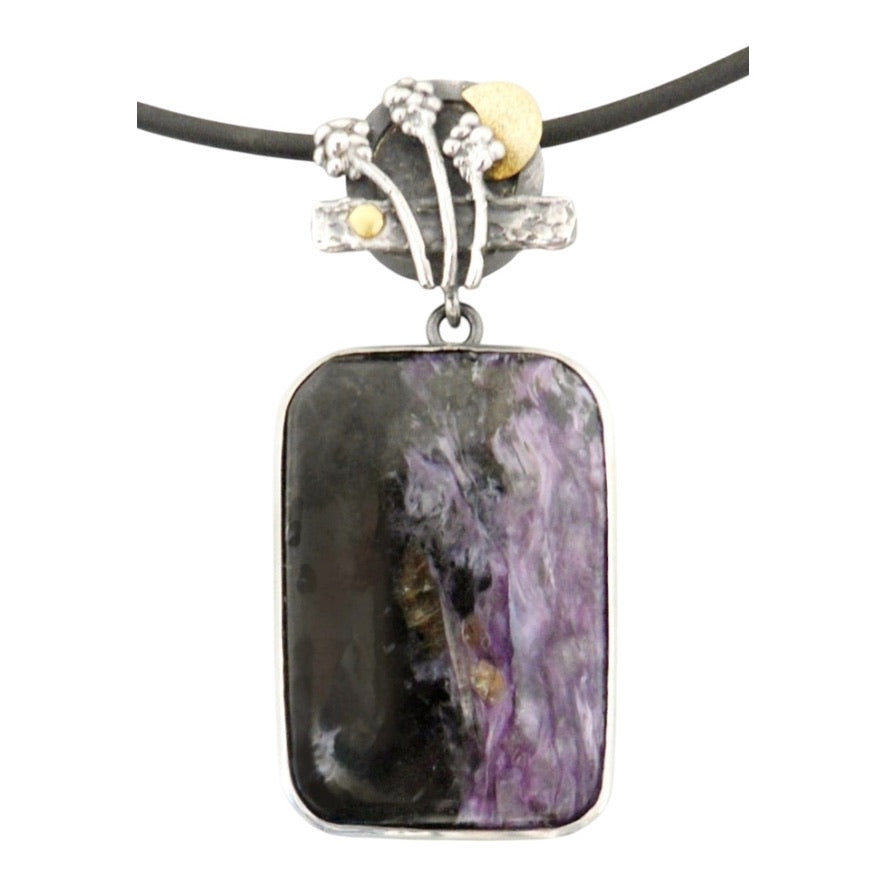 Pendant - 'Lavender Notes' Charoite