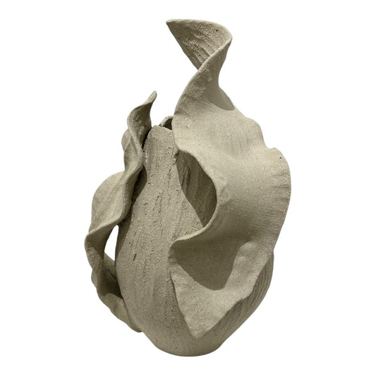 White Textured Vase - Tenderness Collection