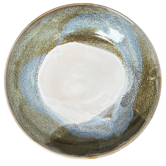 Centrepiece Bowl - Hare's Fur with Decoration