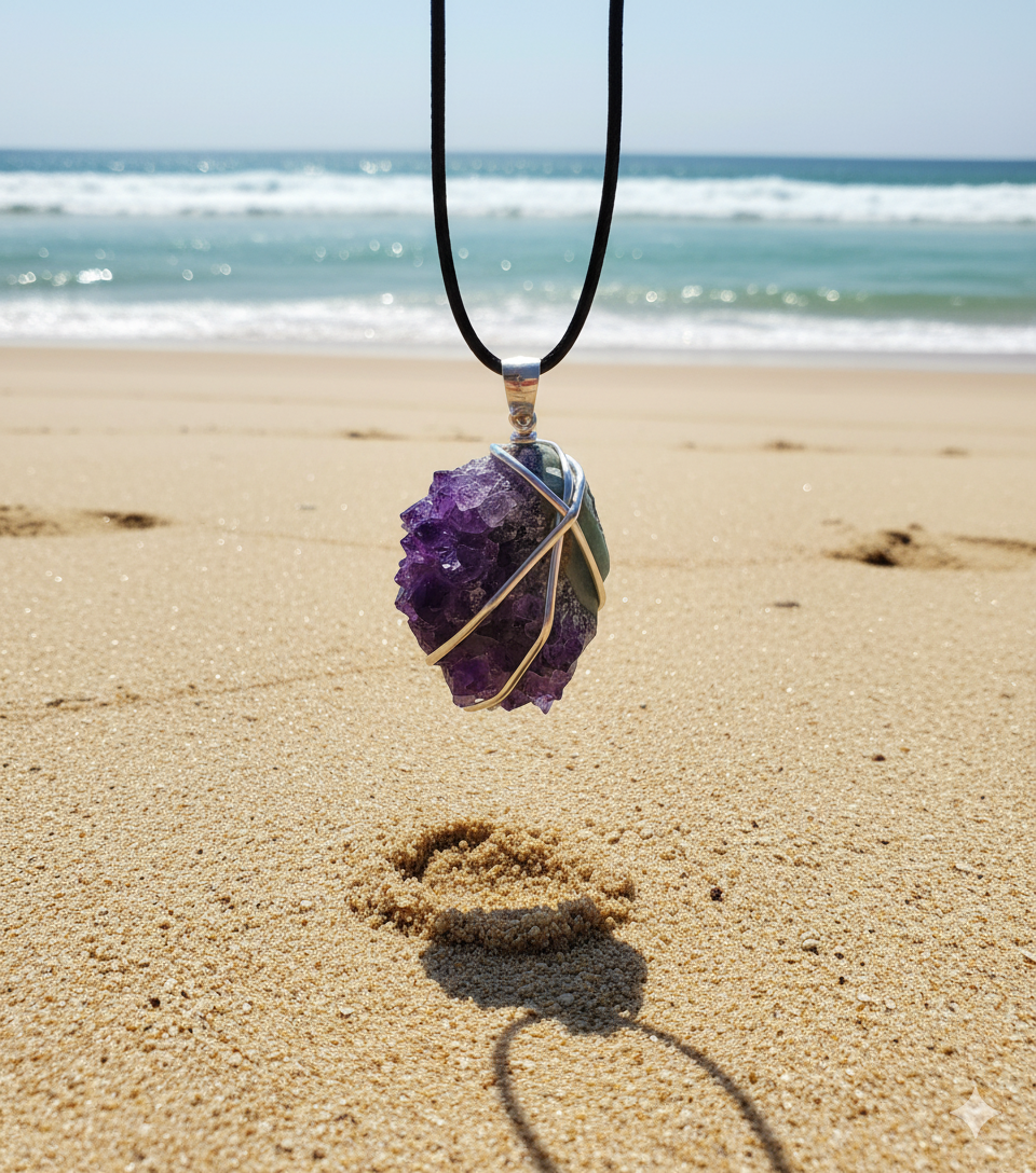 Pendant - Raw Amethyst