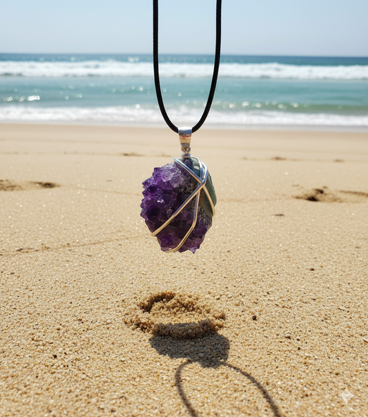 Pendant - Raw Amethyst