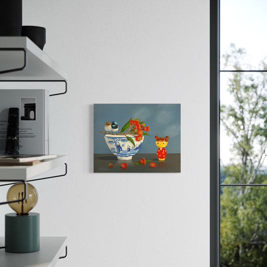 Eucalyptus and Two Wrens