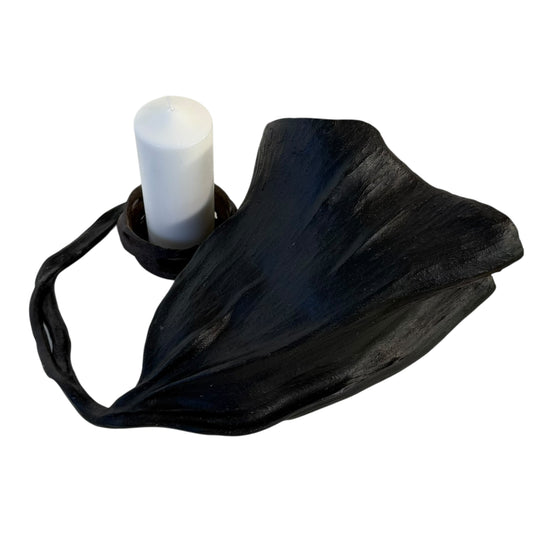Large Flower Candle / Incense Holder (Black) - Contemporary Women 2026