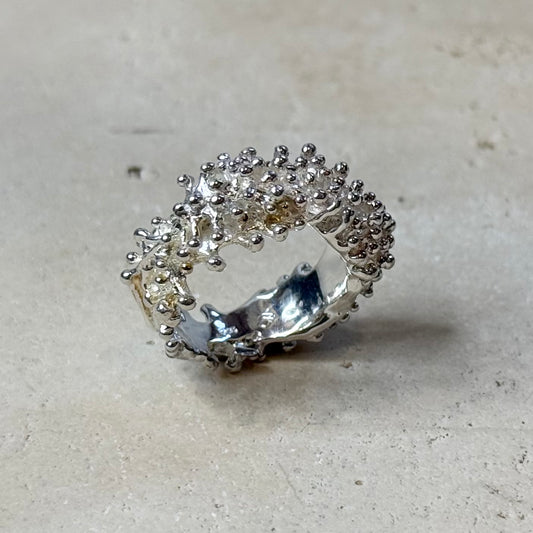 Ring - Anemone, Silver