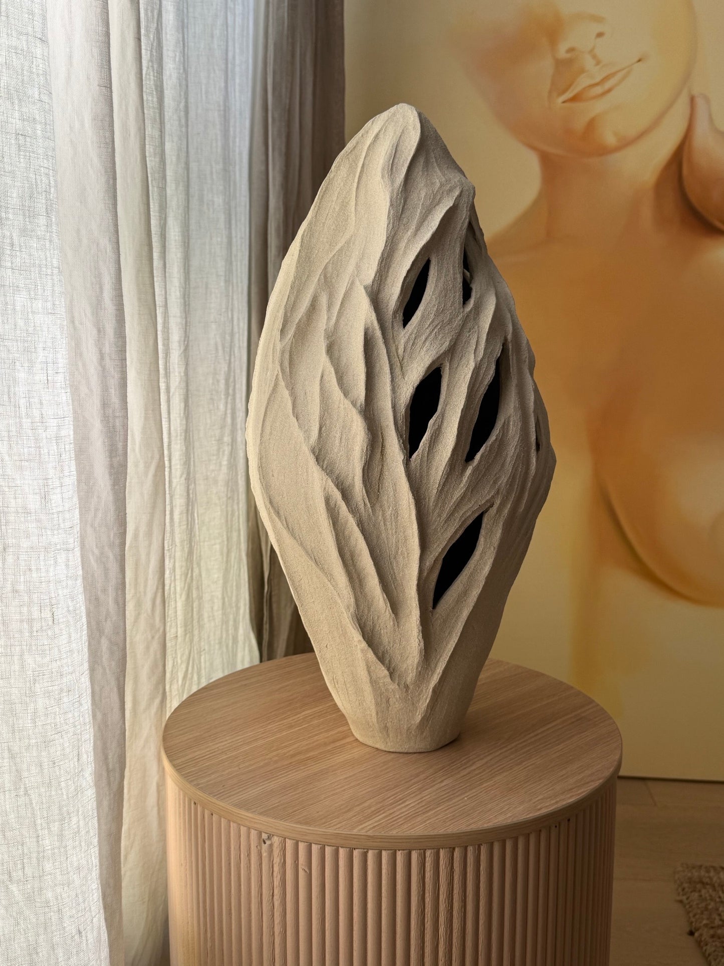 Breath of Stone V - White (Large) Sculpture- Contemporary Women 2026