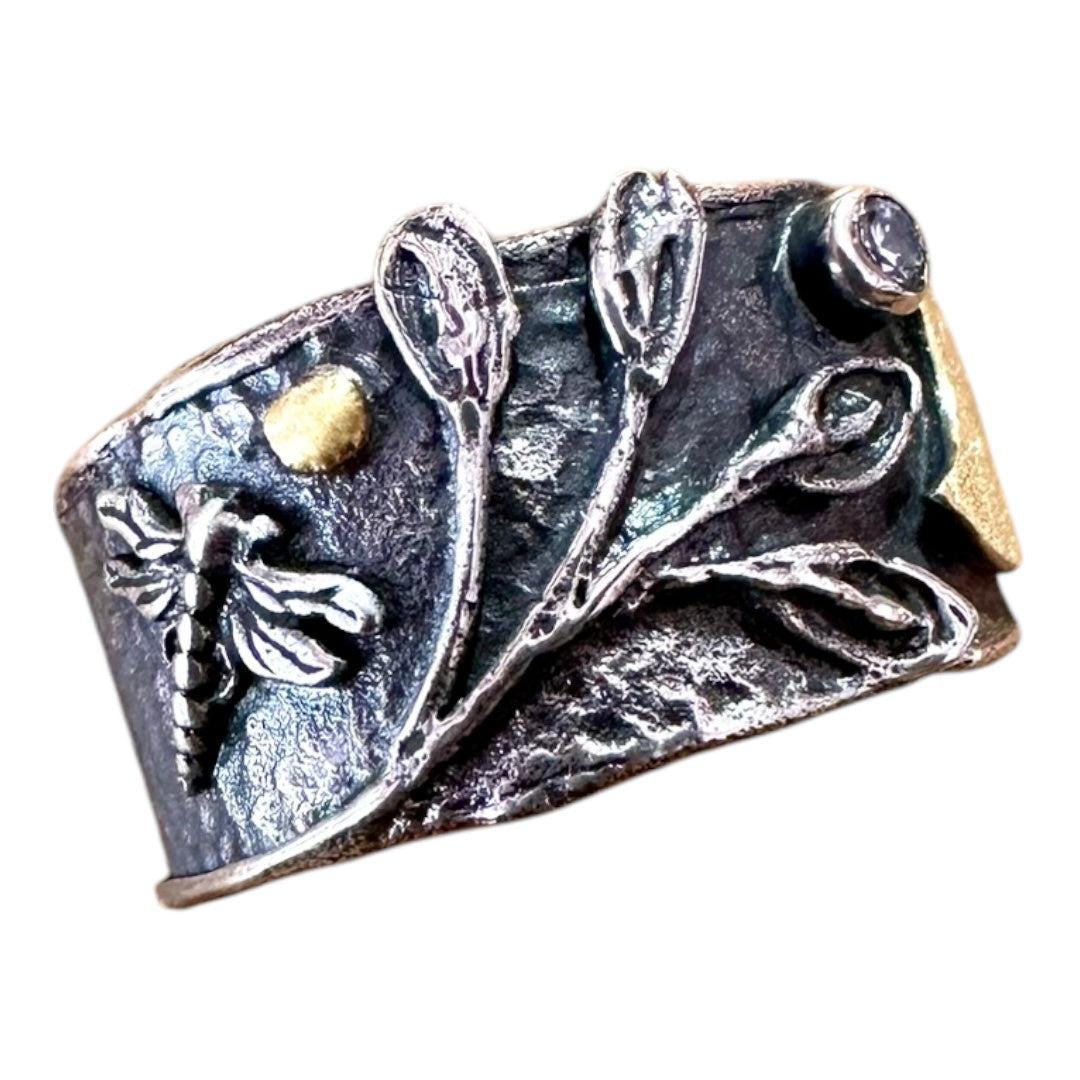 Ring - Cubic Zirconia Dragonfly