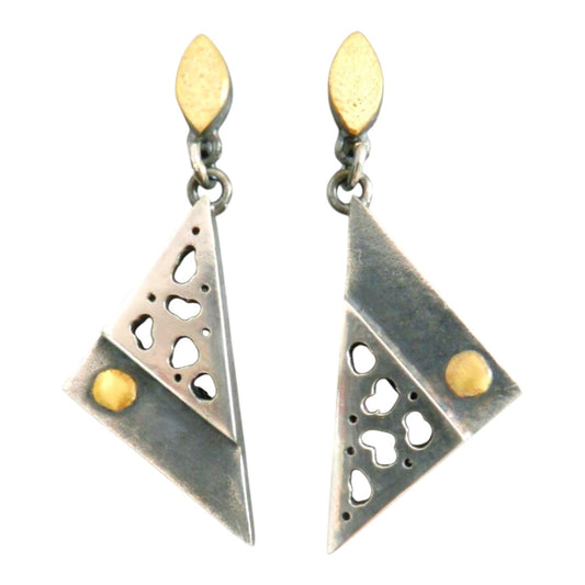 Earrings - Kites with Gold