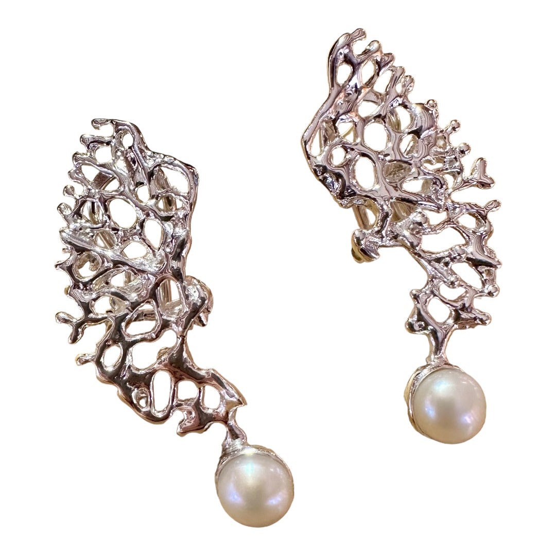 Earrings - Fragments Featuring Freshwater Pearls