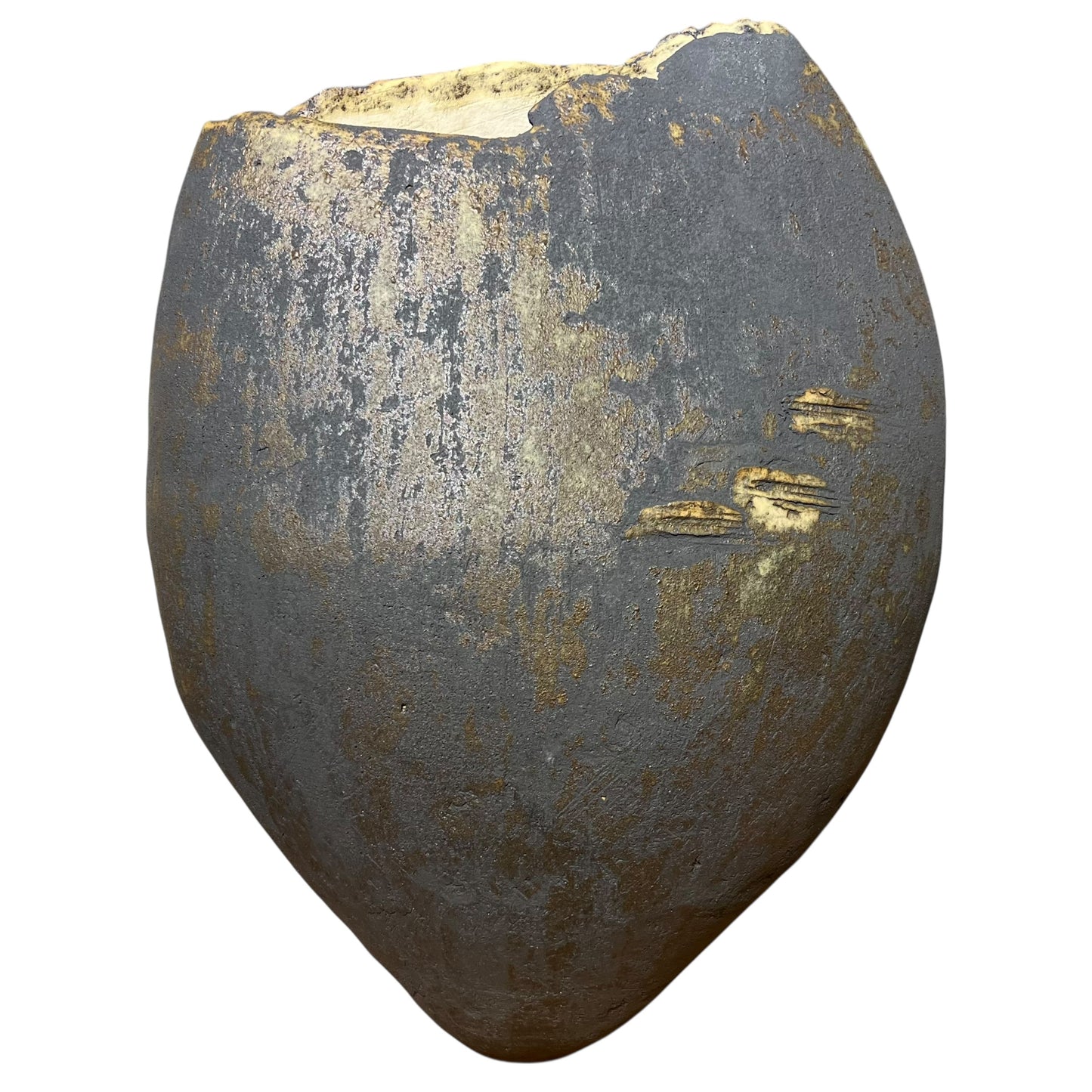 Charcoal Tall Pot