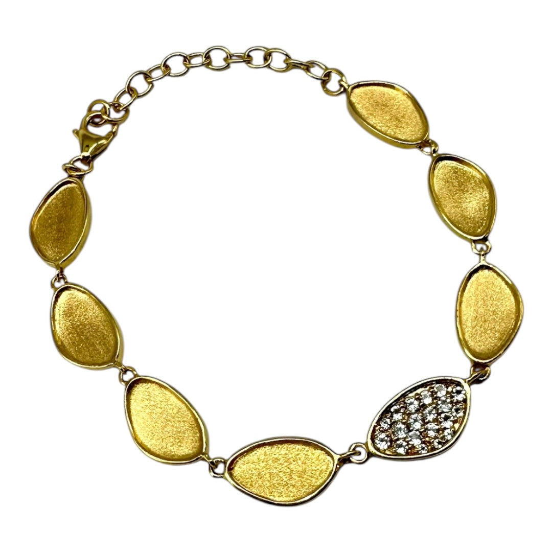Bracelet - Echoes of the Sea, One Link White Topaz