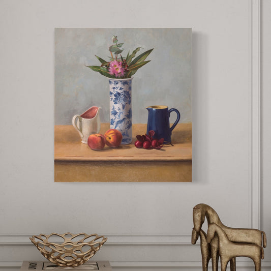 Pink Eucalyptus and Peaches